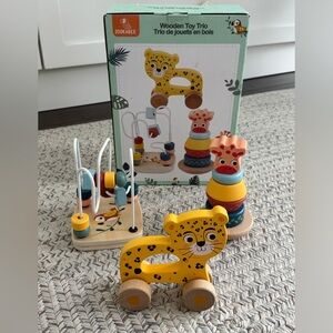 Animal-Themed Wooden Toy Set for Kids